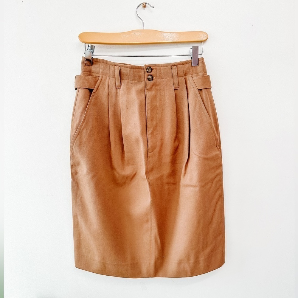 Alfred Sung - Sport Pencil Skirt - Tan - Size 6